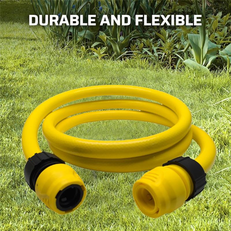 Water Stop Joint Kit For Karcher Garden Hose 5/8 In X 6.5 FT Flexible Kink Resistant Straight
