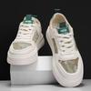 Comfortable and breathable flat-heeled shallow-mouth Forrest Gump casual board shoes lace-up little white board shoes can be worn in all seasons