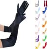 Comfortable Fit Evening Gloves Satin Gloves Elegant Design