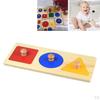 Colorful Shape Sorting Block Puzzle Recognition Sorter board for learning Early Educational