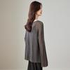 Women's Sheer Hollow-out Knit Pullover Top