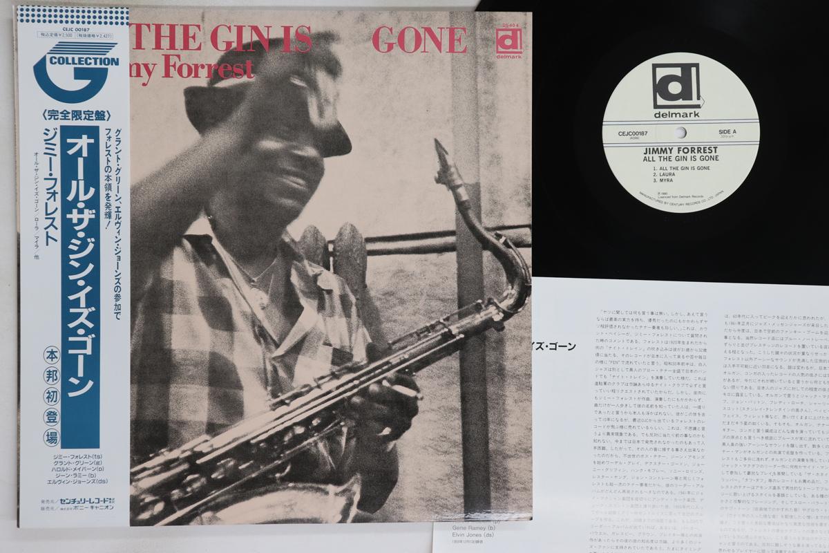 

LP Record JIMMY FORREST - All The Gin Is Gone CEJC00187 DELMARK 1990 Japan Obi Jazz Used