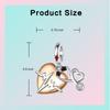 copper ECG love stethoscope boutique pendant fit original bracelet charm beads necklace Diy female jewelry High Quality