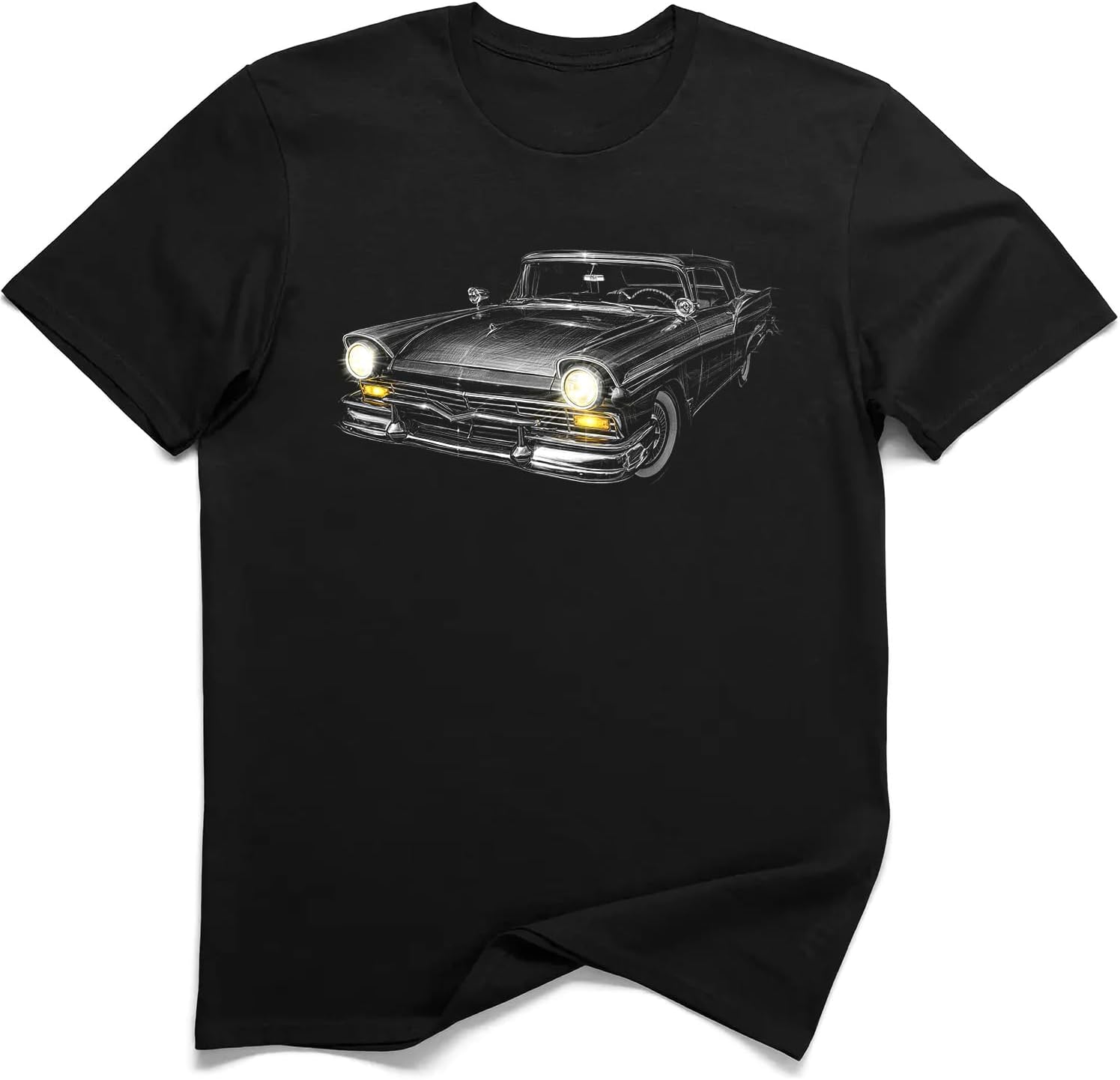 

Retro 1950s Open-Top American V8 Classic Car T-Shirt 5XL різнокольоровий