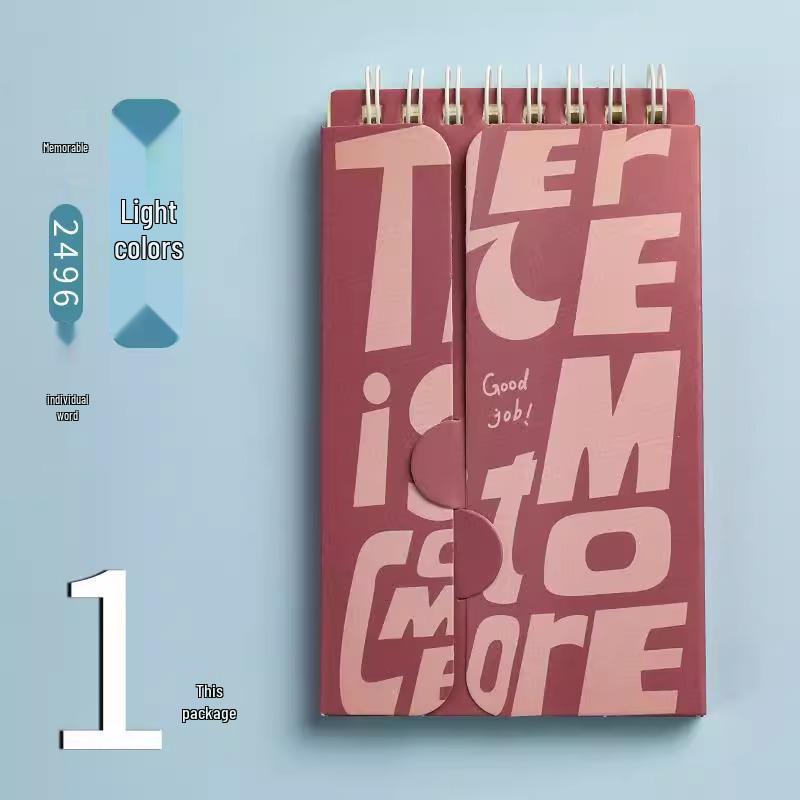 Карманный набор блокнотов для словаря «Кривая памяти Эббингауза»