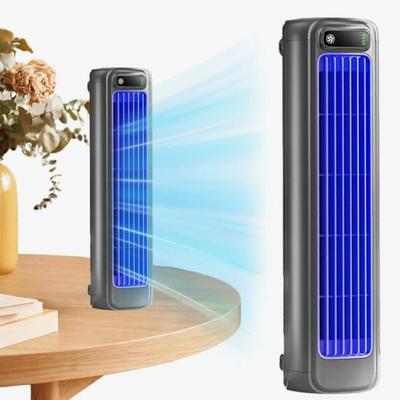 Přenosná klimatizace, Tichý stolní ventilátor s vysokou rychlostí, 3 rychlosti & Dlouhá výdrž baterie, Nástěnný chladič vzduchu pro ložnici, kancelář, domov