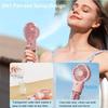 Portable Rechargeable Handheld Misting Fan - Battery Operated Usb Camping Mini Air Conditioner Fan For Travel And Outdoor Use