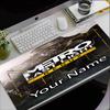 Custom Name Metro Theme Mouse Pad, Non Slip Rubber Base, Multifunctional Office & Home Decor, Perfect for Workspace Personalization.