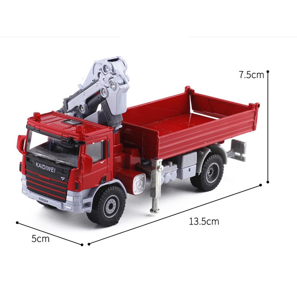 1/50 Scale Car Crane Truck Model Toy Diecast Construction Car Vehicles
