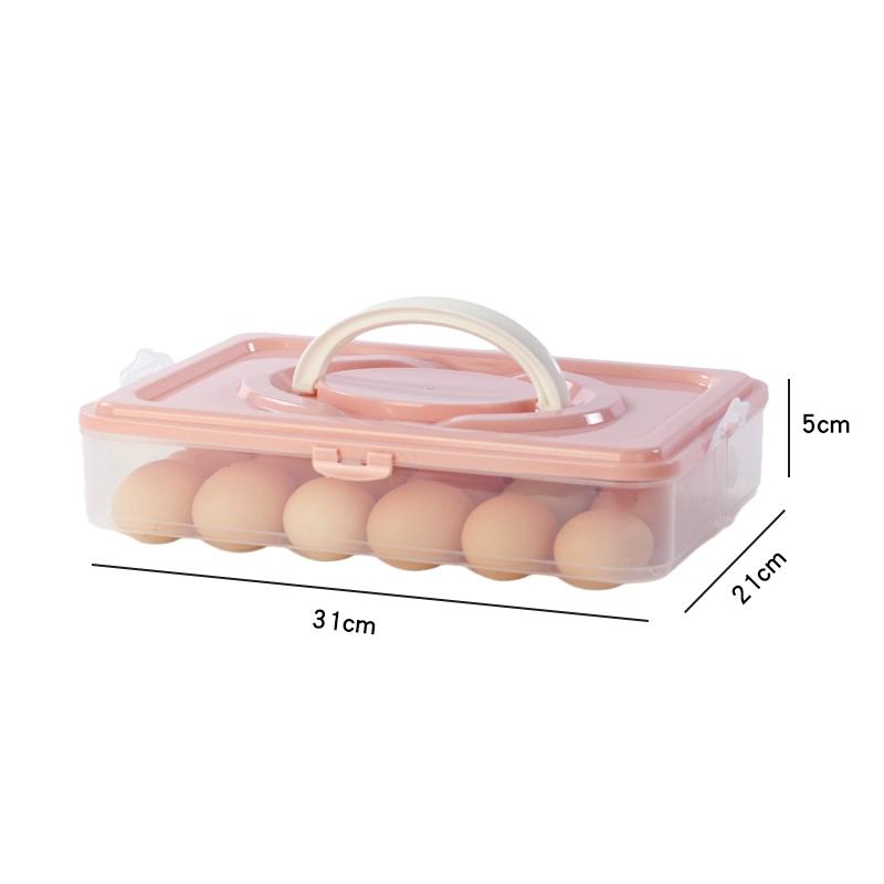 Kitchen egg storage box 2 layer 40 grid egg carton Food container storage box CY50601