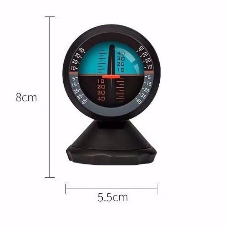 Car Slope Meter Level Meter Self-sensing Slope Meter Car Decoration Instrument Balancer Car Practical Ornaments