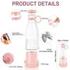 Portable Juice Cup for Smoothie and Protein Shakes Mini Handheld Fruit Mixer Bottle for Travel Gym Home Office Sports Outdoors