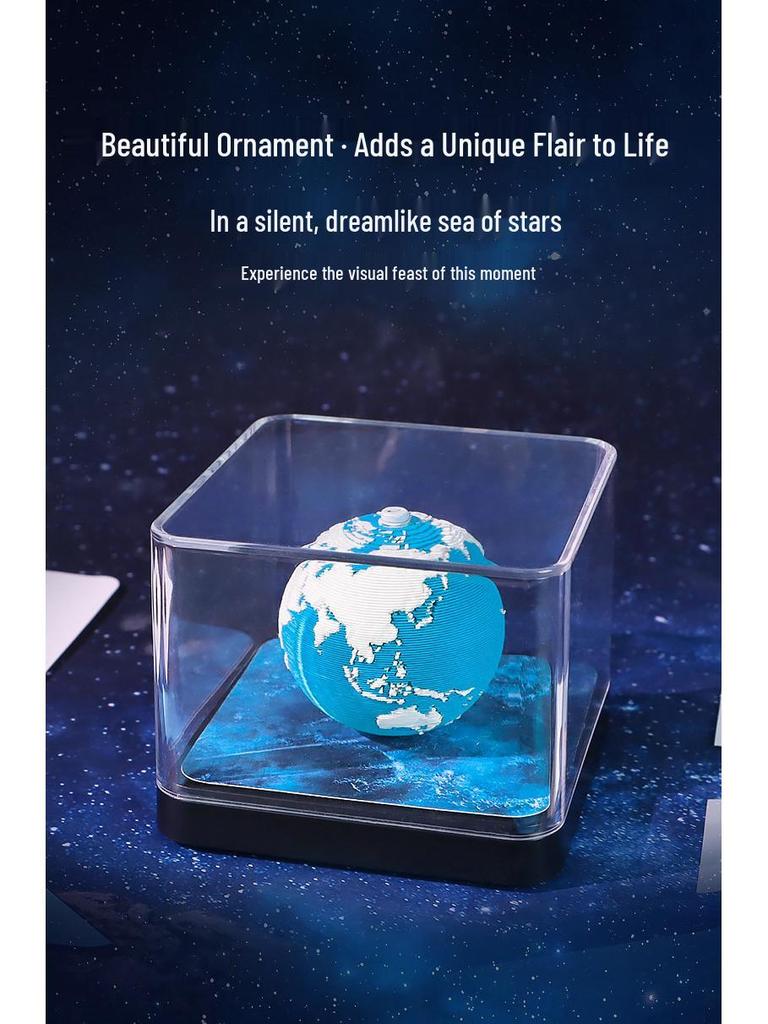 Eco-Friendly 2026 Earth Day 3D Paper Carving Calendar & Creative Desktop Ornament Sticky Note Pad