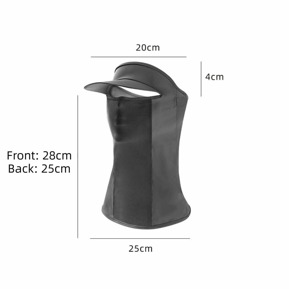 Quick Drying Sunscreen Face Cover Breathable Mesh Ice Silk Sun Cover Neck Protection