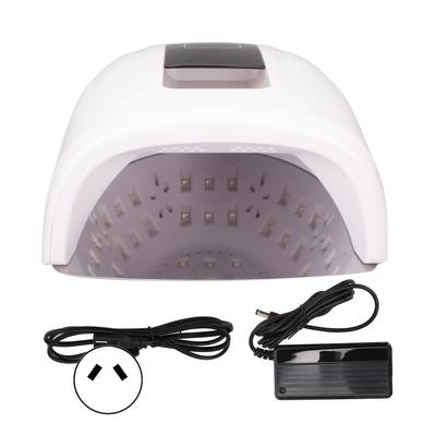 90W UV LED Nail Dryer 4 Time Setting 45pcs Light Chips 180 Degrees Nail Polish Curing Lamp White
