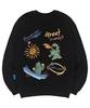 Ellamo Fleece-Lined M Let'S Go Dino Sweatshirt Unisex Big Sizes S~4Xl
