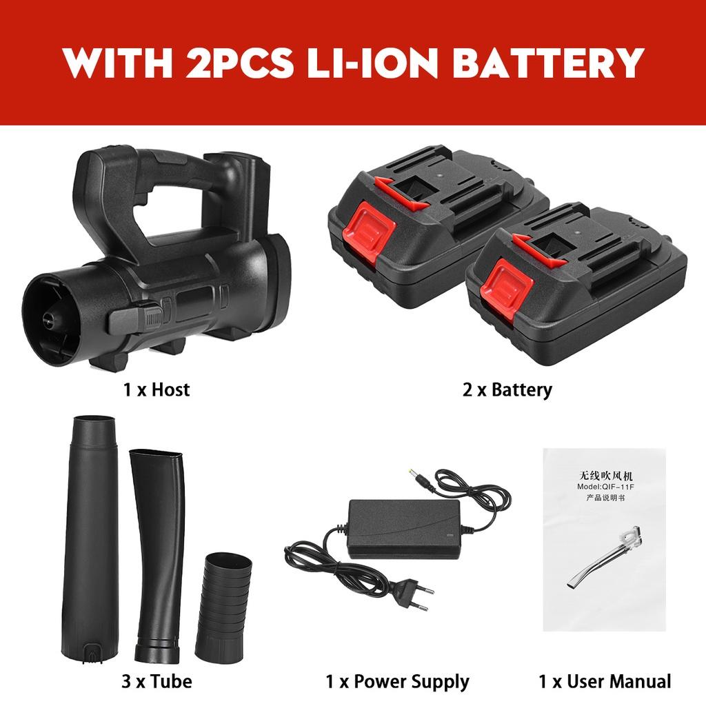 Cordless Leaf Blower 6 Speed Handheld Leaf Blower Dust Collector Sweeper 15000mah Li Battery Vacuum Cleaner New 2000W Electric Air Blower