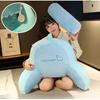 Dormitory Office Bedside Backrest Cushion - Cartoon Cute Large Pillow Waist Support for Bed Reading Playing Sofa-Like Comfort Bolster