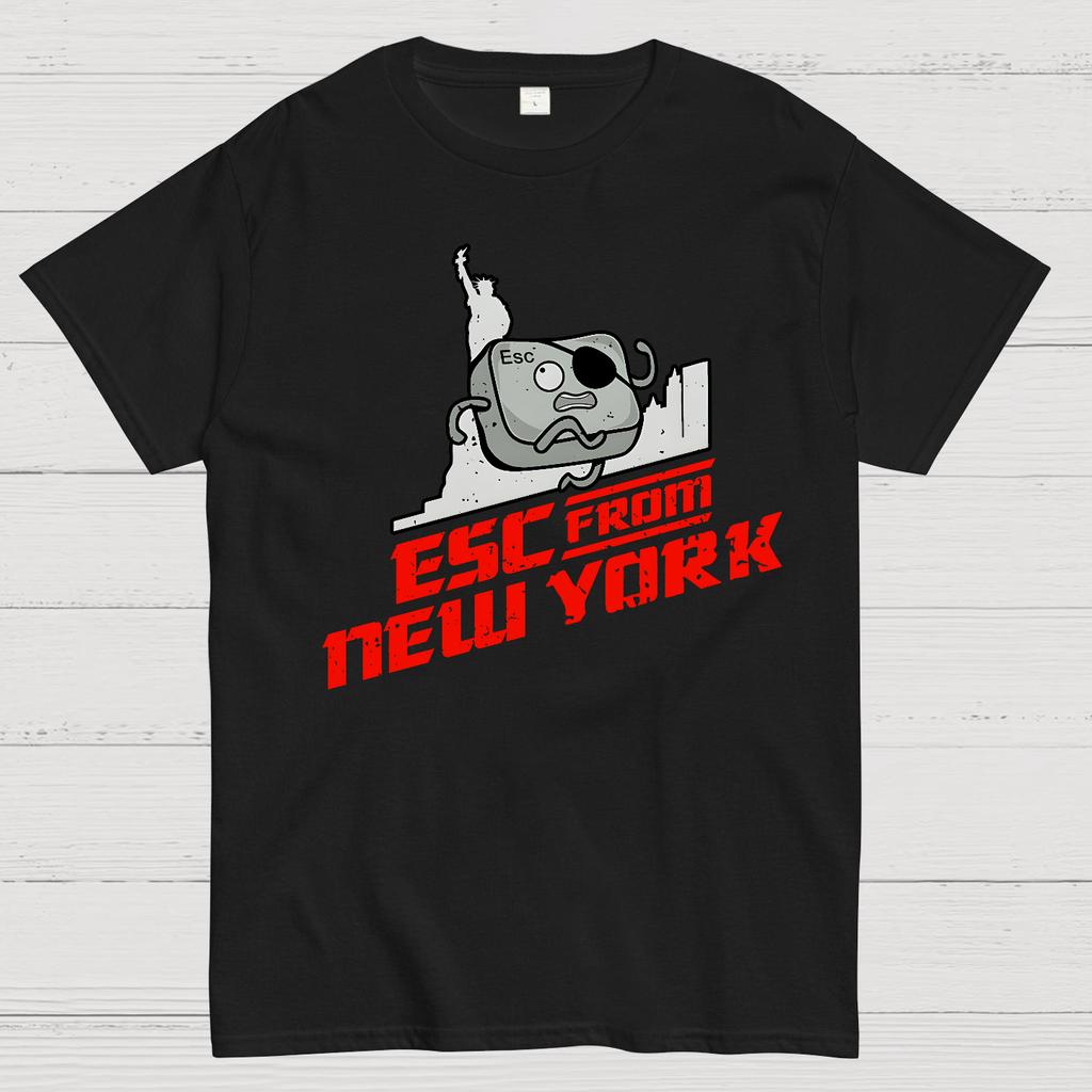 Esc from New York Unisex 100% Cotton Summer Casual Cool Loose T-Shirt