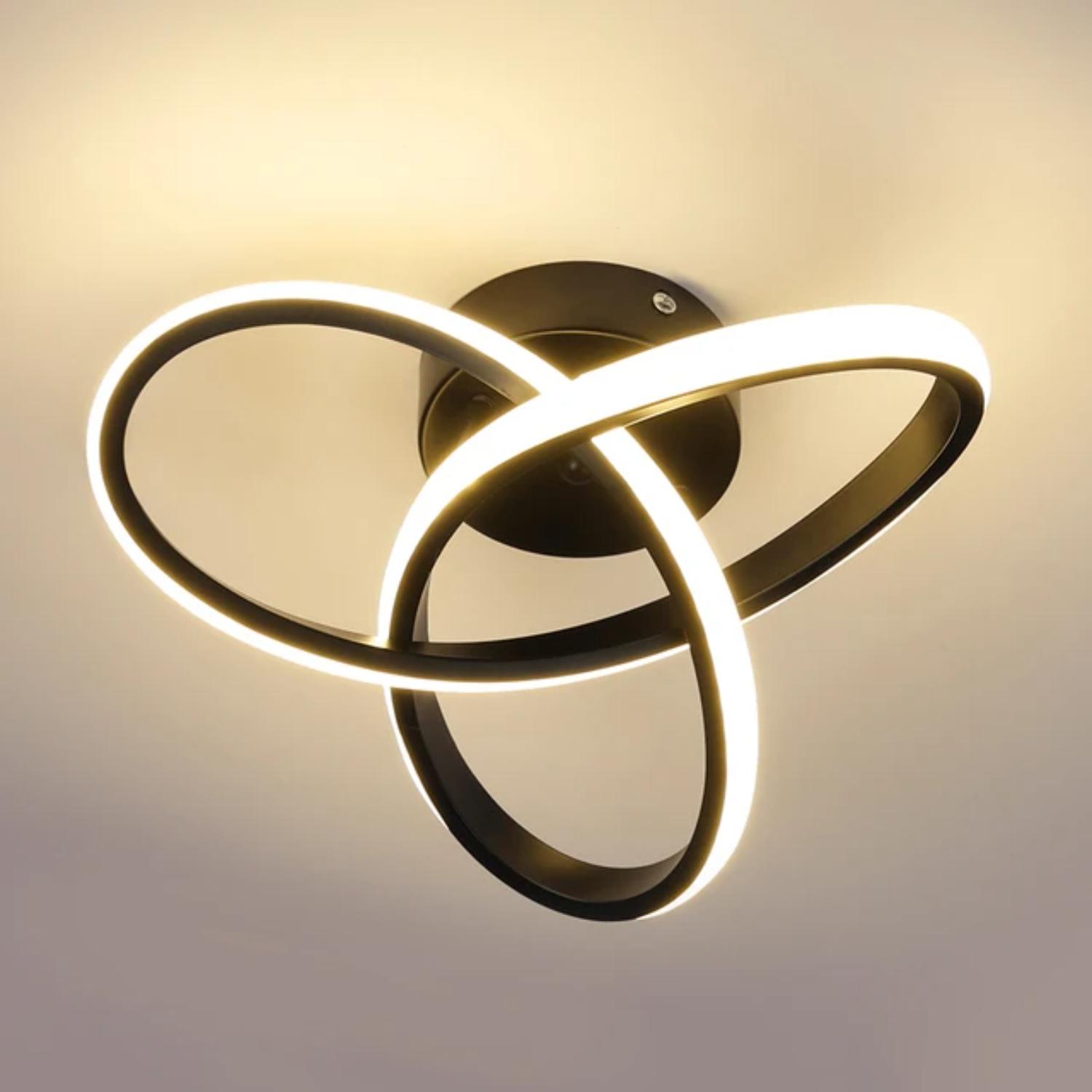 

Новый бытовой потолочный светильник, небольшой потолочный светильник для прохода, современный потолочный светильник для коридора, спальни, балкона, освещение, декор Fixtur Tricolor light