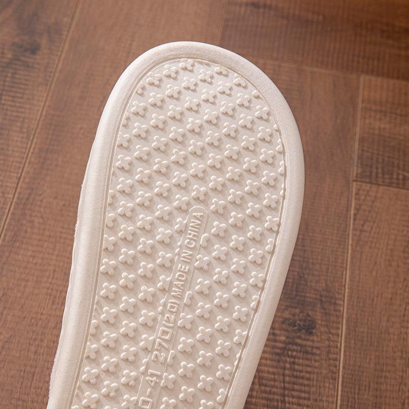 Cotton slippers autumn and winter couple home slippers indoor shoes warm cotton shoes non-slip cotton tows winter models