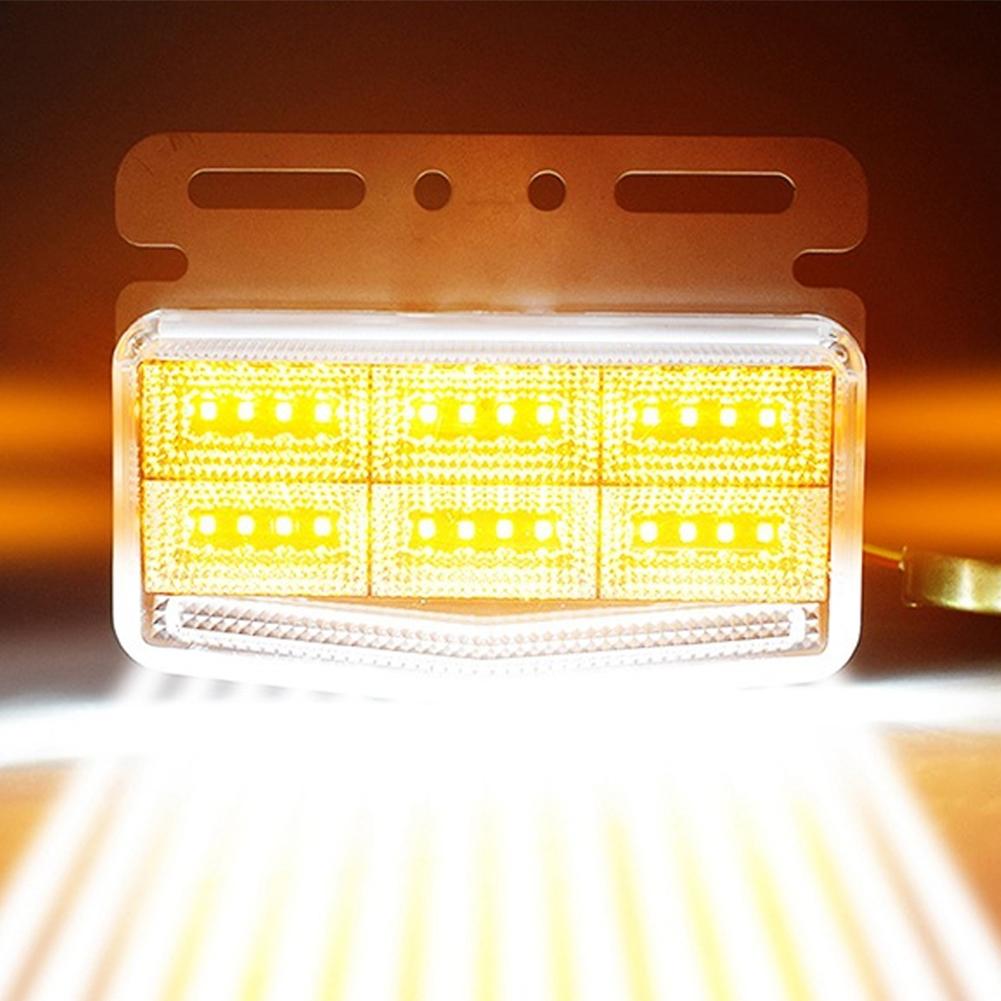 24V Truck Side Marker Indicator 42LED Super Bright Lights Waterproof Position Lamp For Off-Road Truck Trailer universal