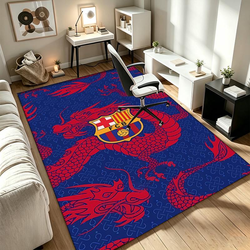 Barcelona Ein Teppich geeignet für Bürostuhlbereiche Wohnzimmer und Schreibtische perfekt für Heimbüros und ein ideales Weihnachtsgeschenk
