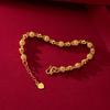 Alloy bracelet, bead bracelet, light bead bracelet, plain style, fashionable and versatile temperament, simple personality