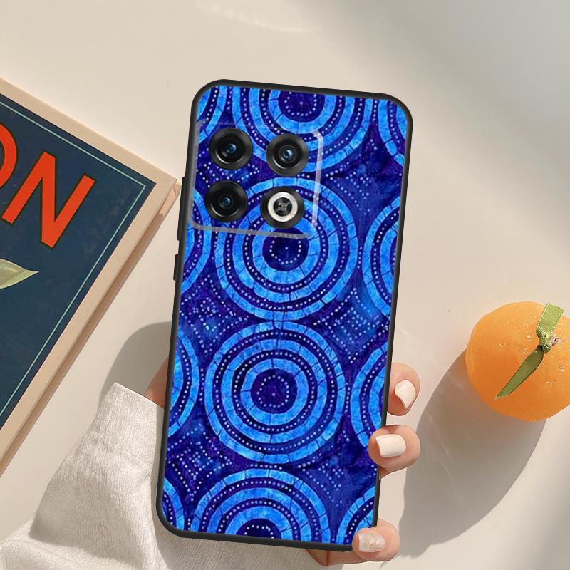 African Wax Pattern Fabric Case For OnePlus 15 13 12 11 13R 12R 10T 8T 13T OnePlus Nord 5 CE 3 2 4 Lite N20 N30 Cover