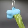 Silicone Bone-Shaped Pet Poop Scooper & Trash Bag Holder