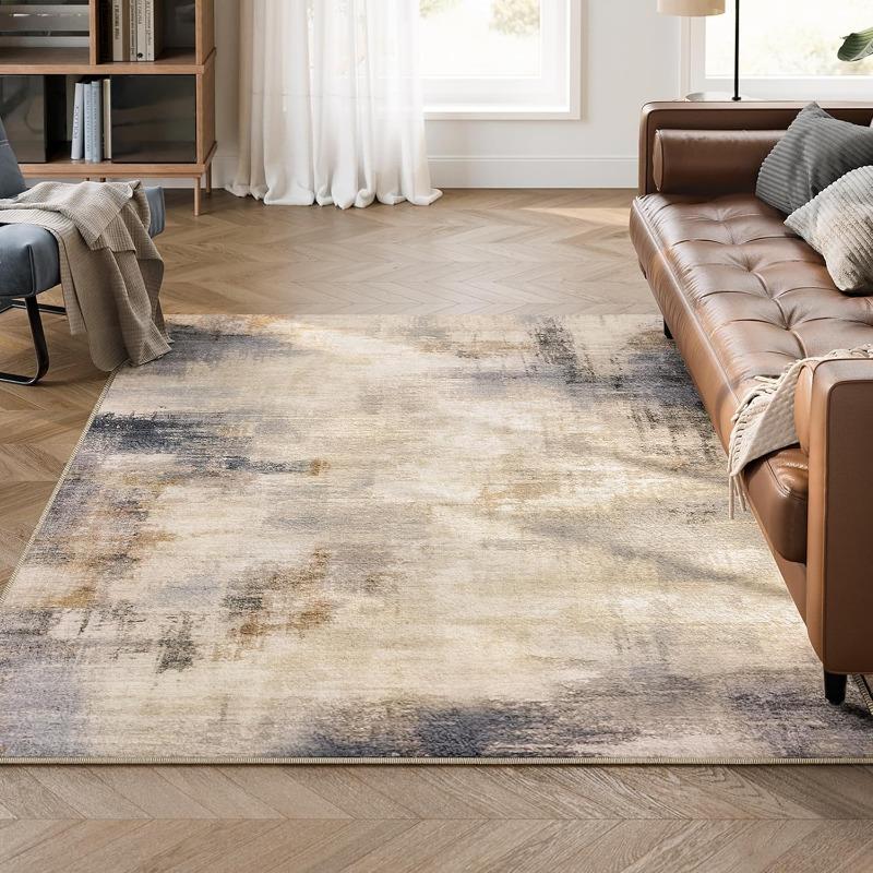 Moderne Teppiche im abstrakten Stil Färbetechnik Heimmatten Dekoration Wohnzimmerteppiche Modisch und Schön Schlafzimmer Verfügbar