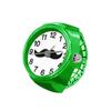 Elastischer Ringuhr Runde Dekorative Ringuhr Mode Fingerringuhr Schmuck