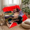 Manta de Flanela Estampada Kpop Demon Hunters Macia Quente Leve Manta para Todas as Estações para Sofá Cama Camping Decoração de Casa Presente de Feriado