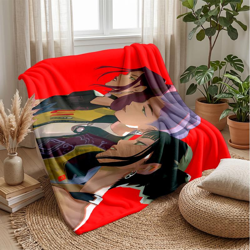 Manta de Flanela Estampada Kpop Demon Hunters Macia Quente Leve Manta para Todas as Estações para Sofá Cama Camping Decoração de Casa Presente de Feriado