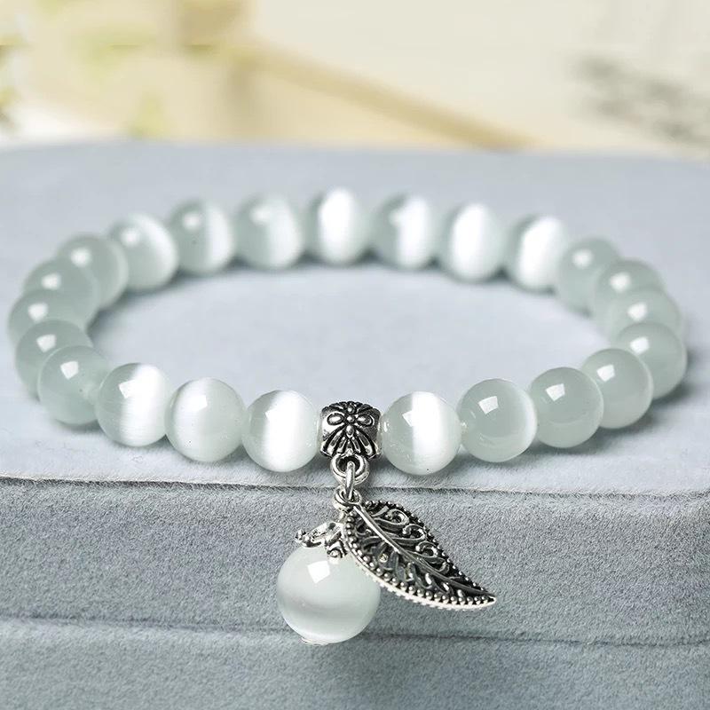Mode Katzenauge Stein frauen Armband Nationalen Stil Buddha Bead Armband Dame Kristall Armband Schmuck