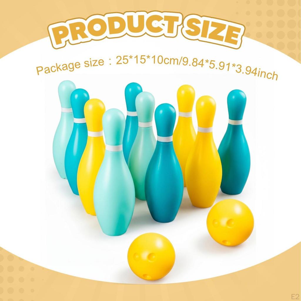 Kids Bowling Set Educational Family Games Girls Funny Pins and Balls Sports Toys for Home