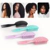 Lockenbürste - Sanfter Entwirr- und Stylingkamm für nasse oder trockene Locken, reduziert Ziehen und Separieren, ideal für Frauen, Männer, Mädchen