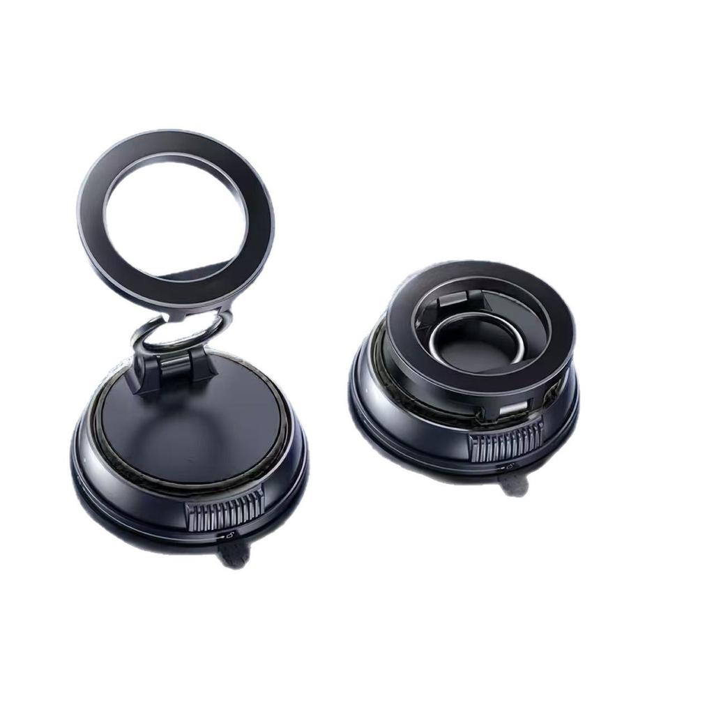 Foldable Magnetic Phone Holder for Car and Home - Suction Cup Stand for Desktop and Storage