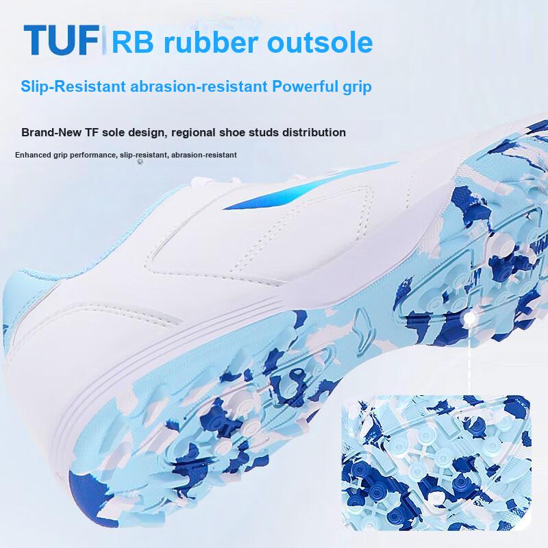 New LiNing Slip Resistant Cushioning Abrasion Resistant Breathable Low Top Soccer Shoes Kids' YSTU057-2