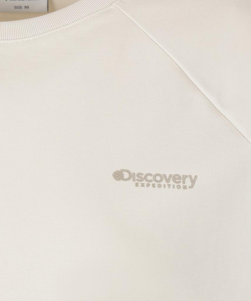 DISCOVERY EXPEDITION Women'S Freshvent Knit Training Short Sleeve Sweatshirt (Ivory)