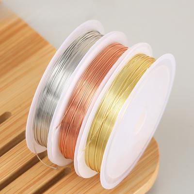 Copper Wire Handcrafted Copper Wire Small Coil Gold Wire Accessories Winding Wire Threading Beads Lead Wire Colored Copper Wire