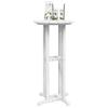 Bartisch White 55 X 55 X 107 Cm Polyethylene