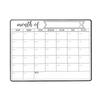 Planificador Mensual Magnético Tablero de Programación Fácil de Limpiar Calendario Portátil de Pizarra Blanca Uso en Cocina