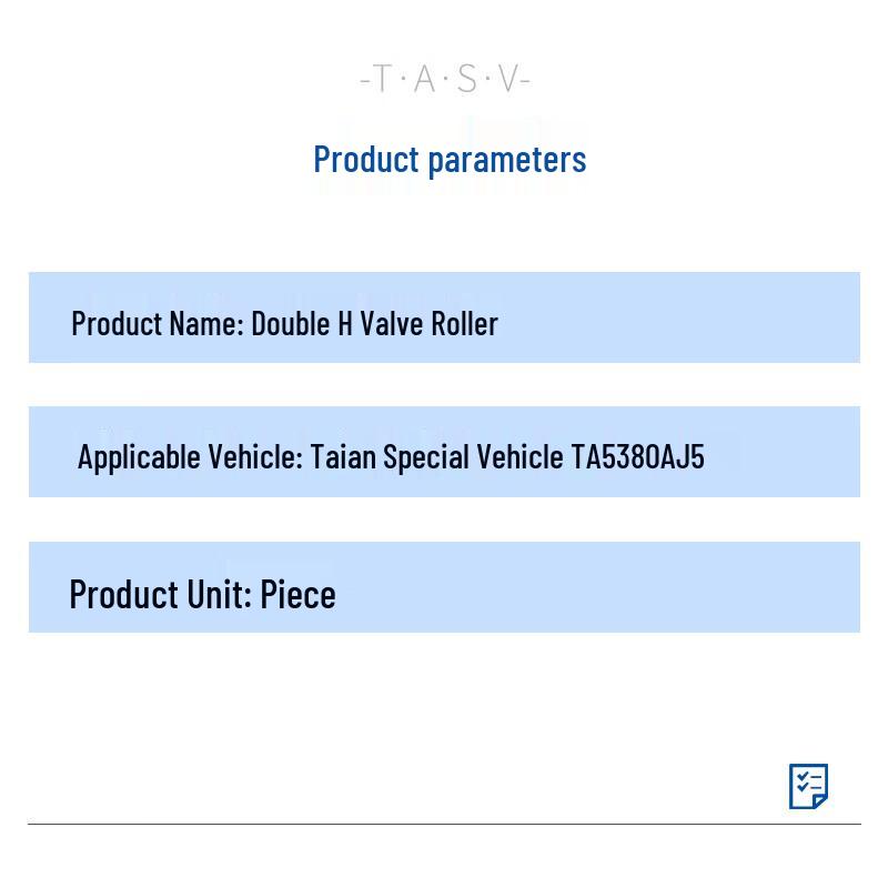 Hangtian Taite Double H-Valve Roller Pin for Tai an TA5380AJ5