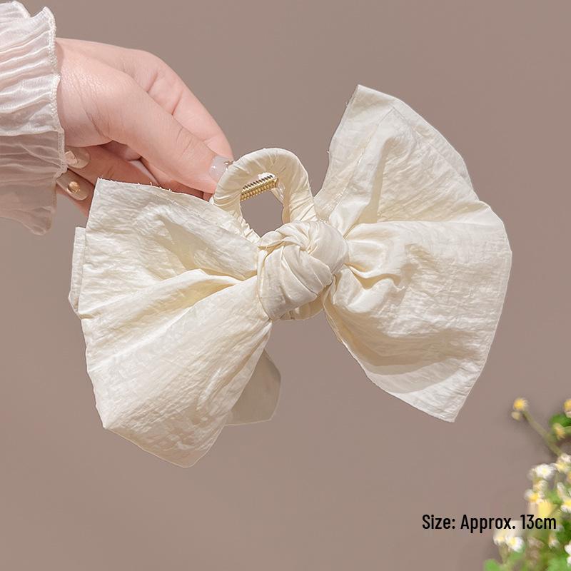 Korean High-End Acrylic Flower Hair Clip for Women - Large Shark Clip for Voluminous Styles