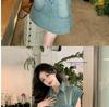 Women's 2026 Hong Kong Style Sleeveless Denim Dress - Slimming Waist Summer Fashion