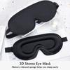 3D Sleeping Mask Block Out Light Sleep Mask For Eyes Soft Sleeping Aid Maska na oči na cesty Eyeshade Night Breathable Slaapmasker