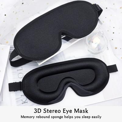 3D-Schlafmaske, blockiert Licht, Schlafmaske für Augen, weiche Schlafmittel-Augenmaske für Reisen, Eyeshade, Nacht, atmungsaktiver Slaapmasker