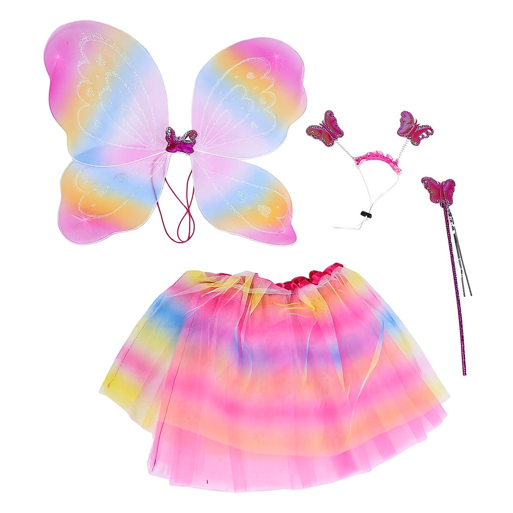 NaFairy Porch Goose Outfit with Wing for 23 Inch Spring Porch Goose Clothes Skirt Costume for Yard Lawn Garden Patio Decor