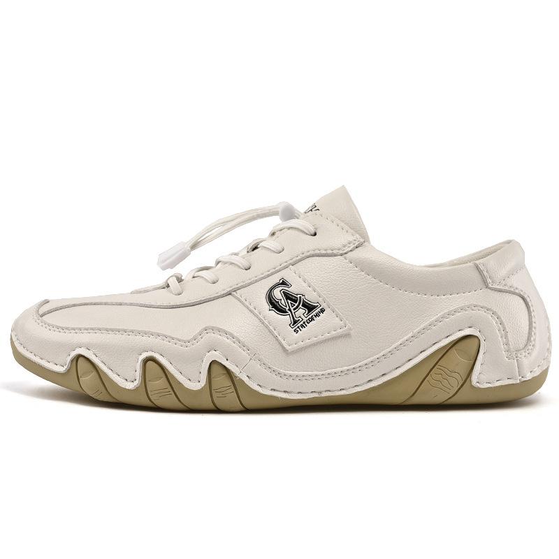 Large Size Shoes Men'S Genuine Leather Casual Men'S Shoes Breathable Version Trendy Shoes Cowhide Versatile Leather Shoes Men'S Octopus Shoes